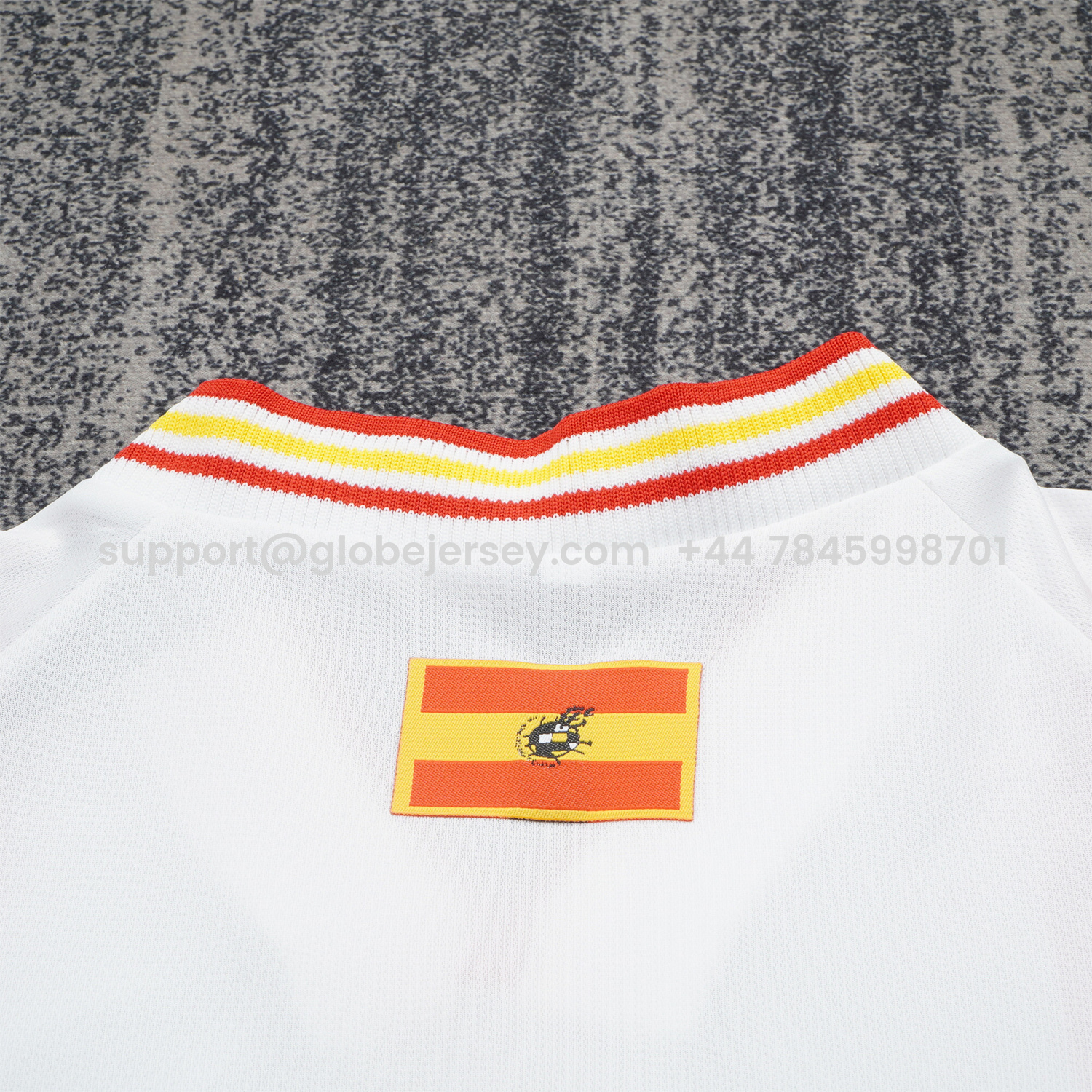 GlobeJersey-Retro Spain 1996 Away White Kids Kit
