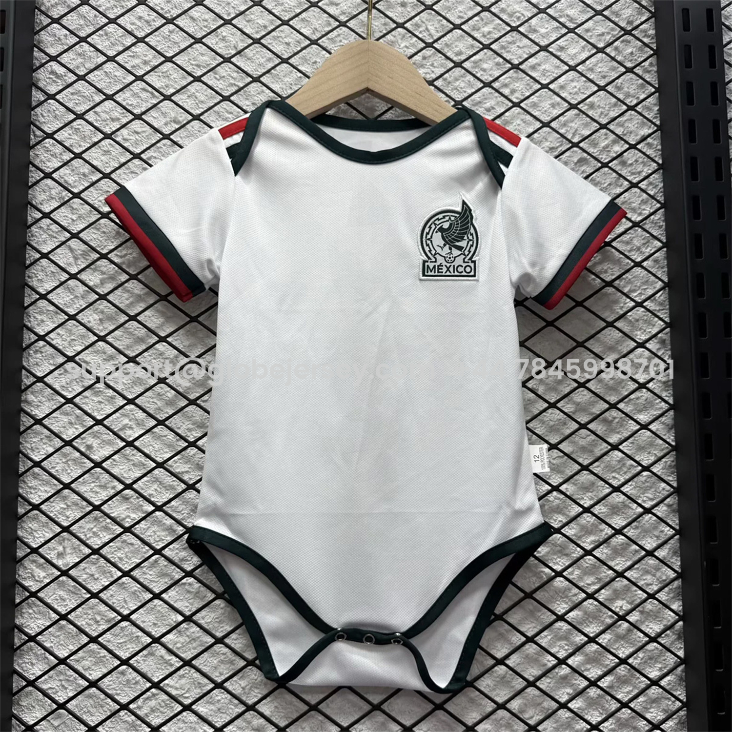 GlobeJersey-Mexico 2026 Away Baby Crawling Suit
