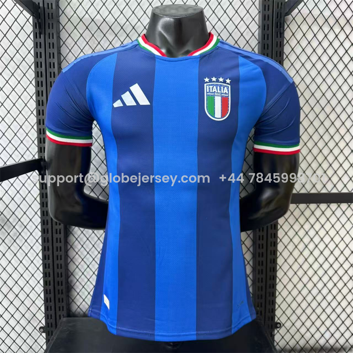 GlobeJersey-Italy 2026 Blue Vertical Stripes Special Jersey - Player Version