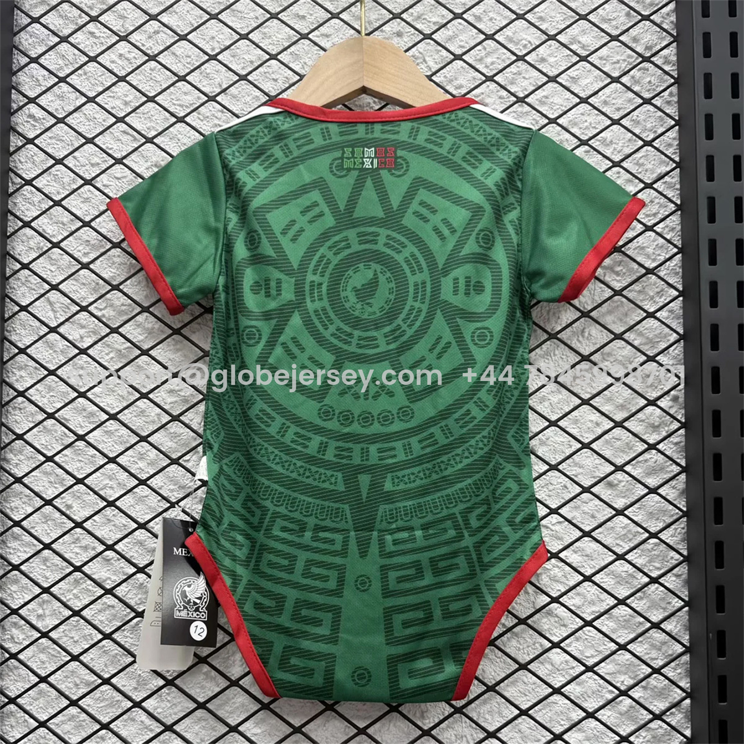 GlobeJersey-Mexico 2026 Home Baby Crawling Suit