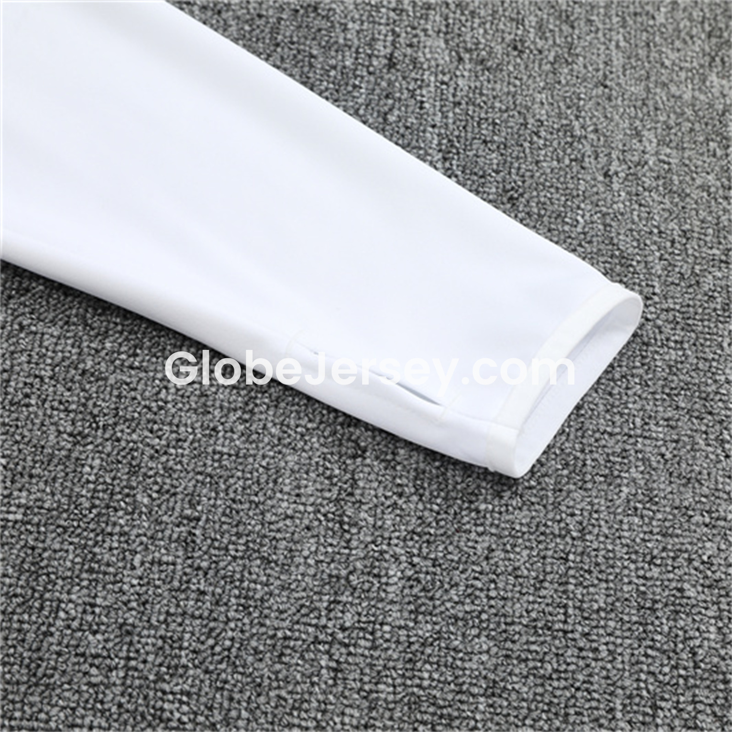 GlobeJersey-Real Madrid 25-26 Kids Long Sleeve Training Set - Yellow Line White Top and Black Shorts