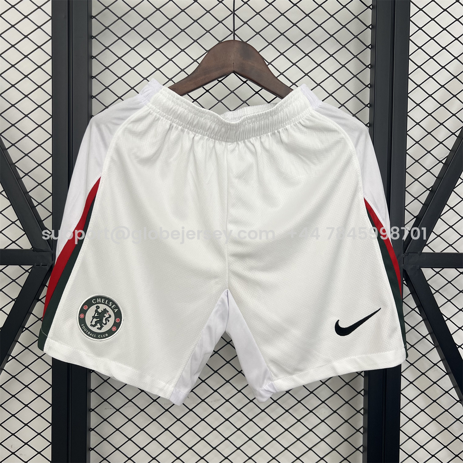 GlobeJersey-C.H.E.L.S.E.A 25-26 Away White Shorts - Fans Version