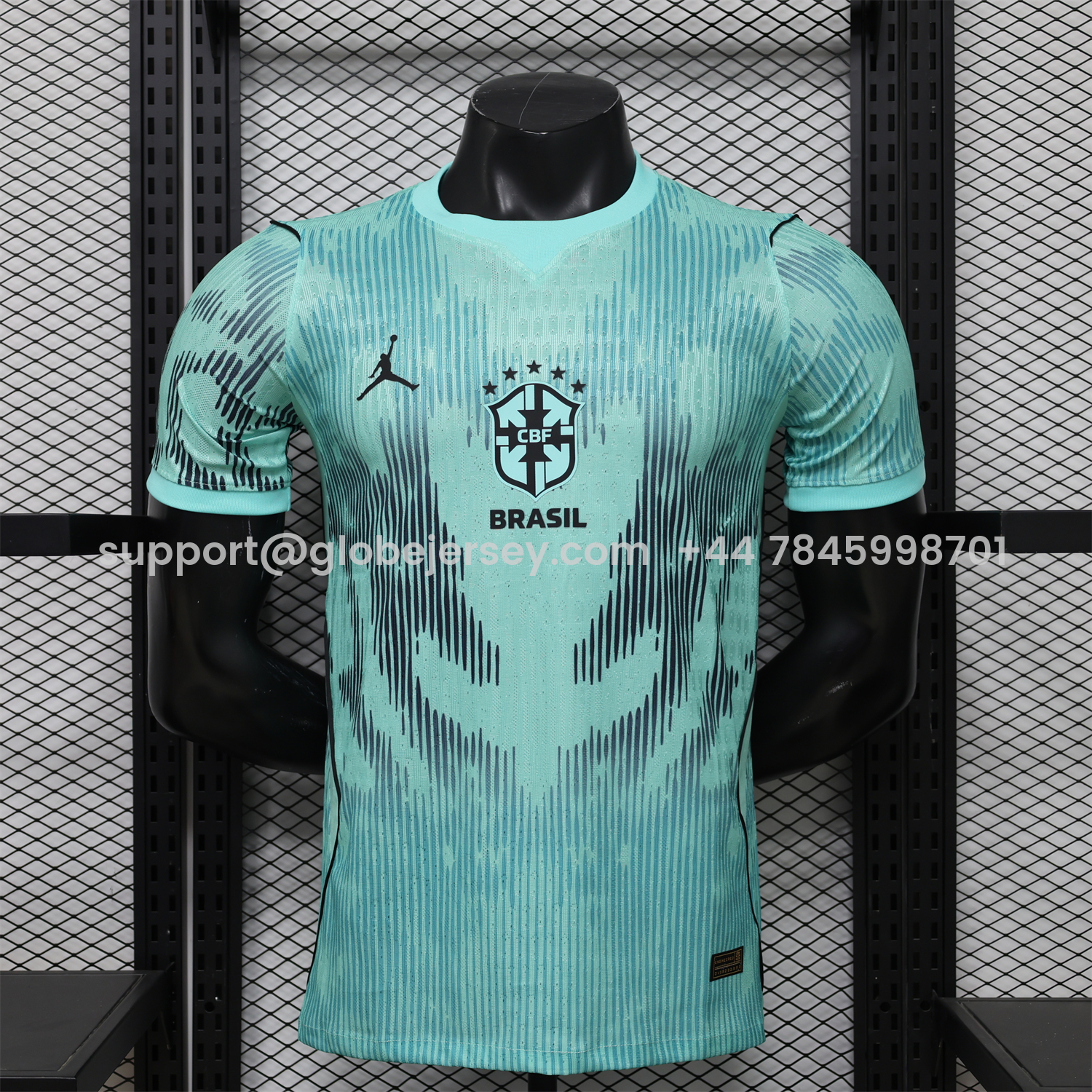 GlobeJersey-Brazil 2026 Mint Green Goalkeeper Jersey - Player Version