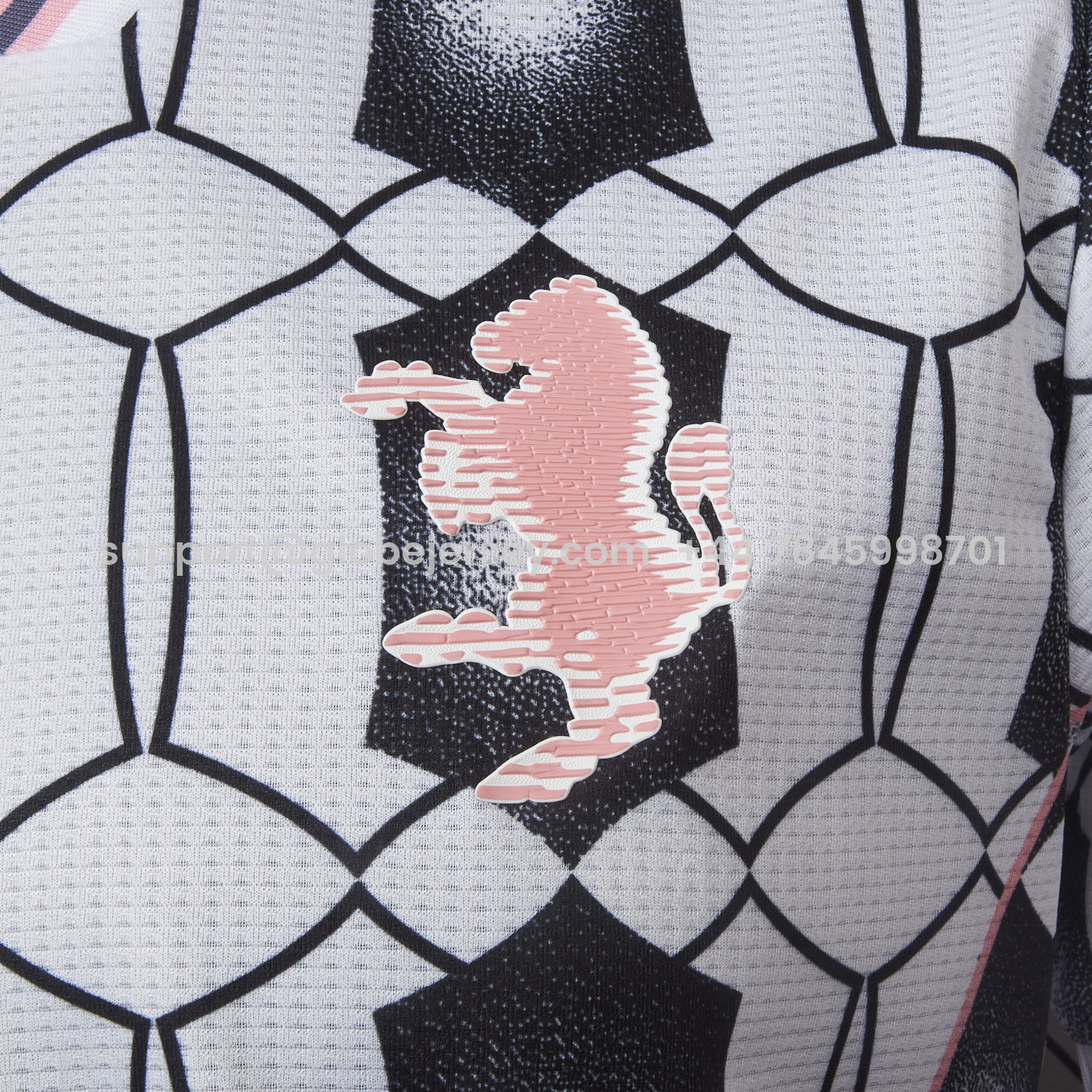 GlobeJersey-Juventus 25-26 Retro-Style Hexagonal Pattern Jersey - Player Edition