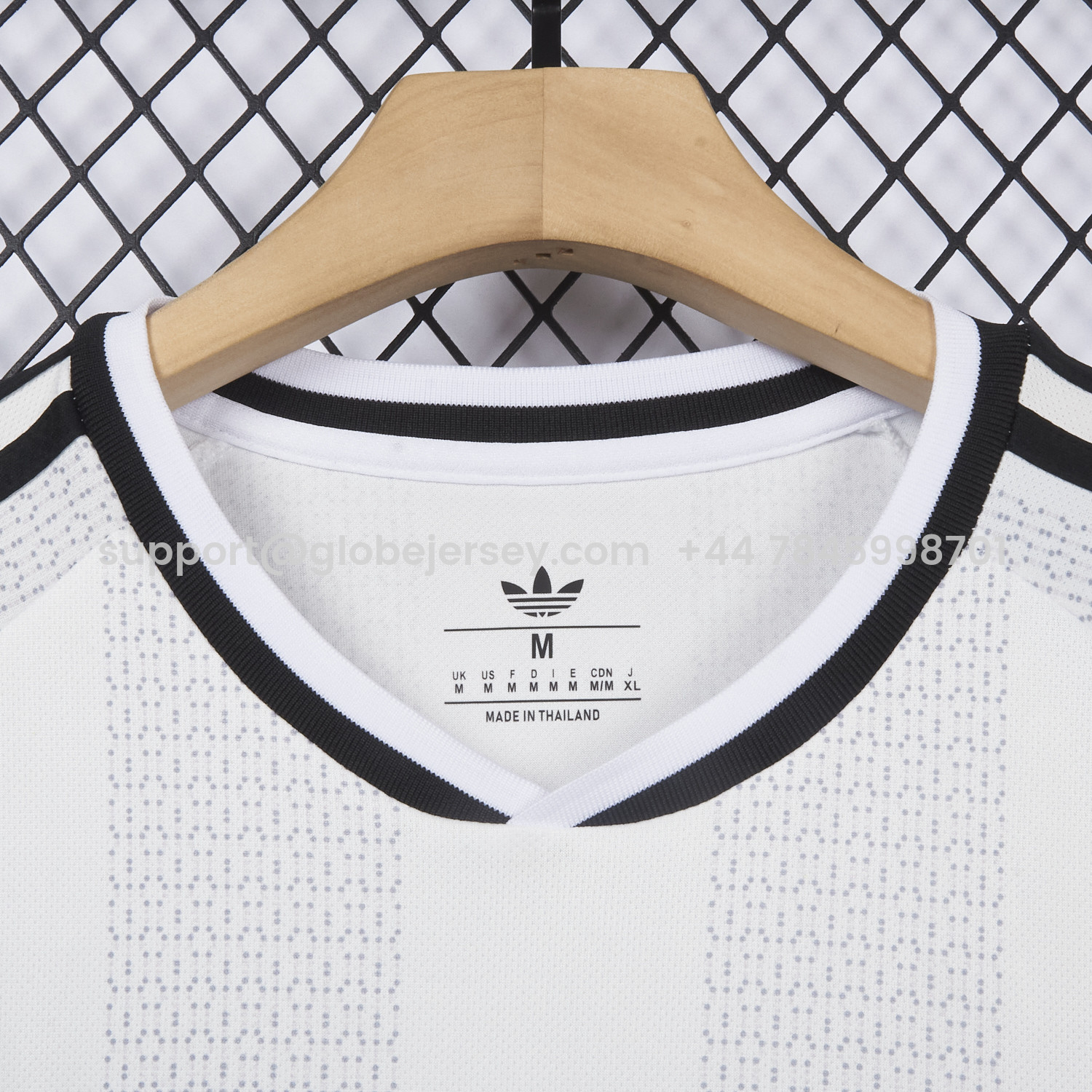 GlobeJersey-Frankfurt 26-27 Away White Jersey - Fans Version