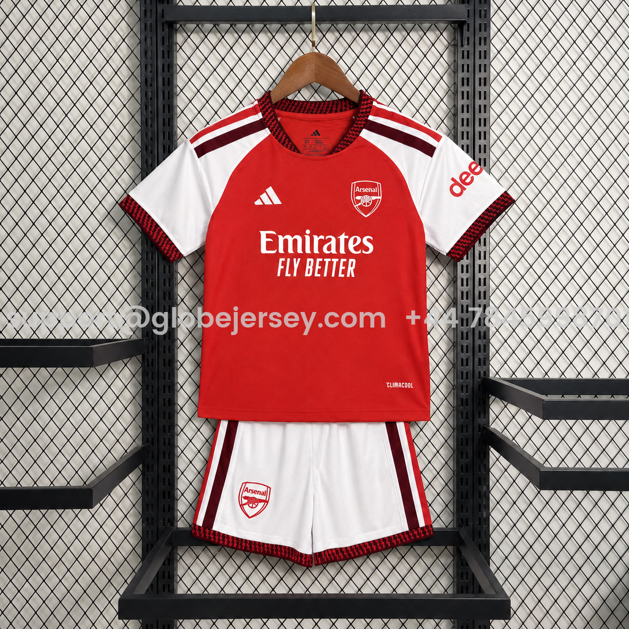 GlobeJersey-Arsenal 26-27 Home Kids Kit