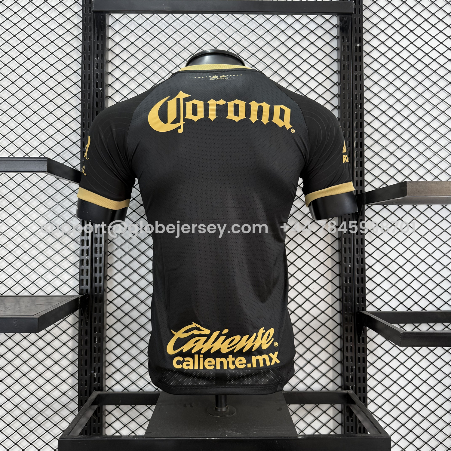 GlobeJersey-【The Double Winners】Toluca 25-26 Black Special Jersey - Player Version