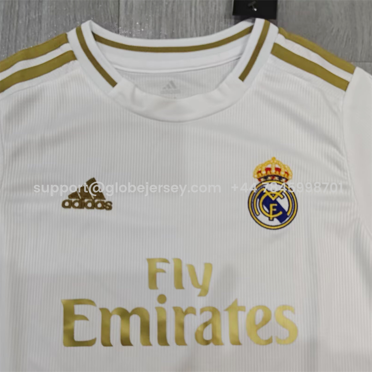 GlobeJersey-Retro Real Madrid 2019-20 Home Kids Kit