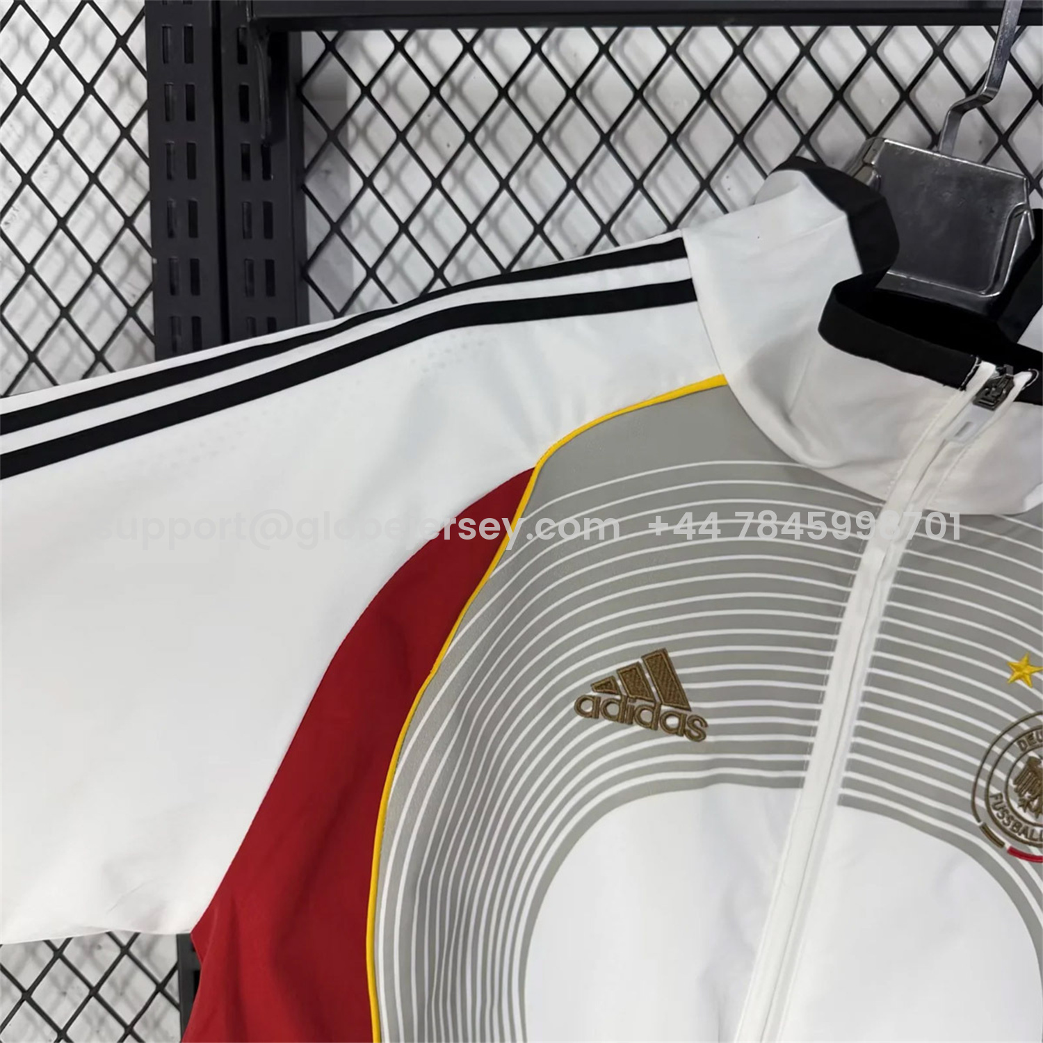GlobeJersey-Germany 2026 Windbreaker Jacket - White