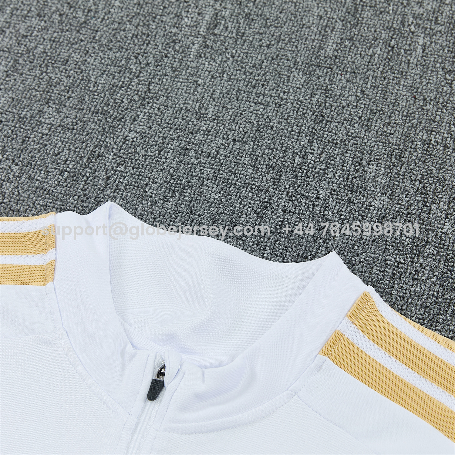 GlobeJersey-Italy 2026 Long Sleeve Training Set - White Top & Green Pants