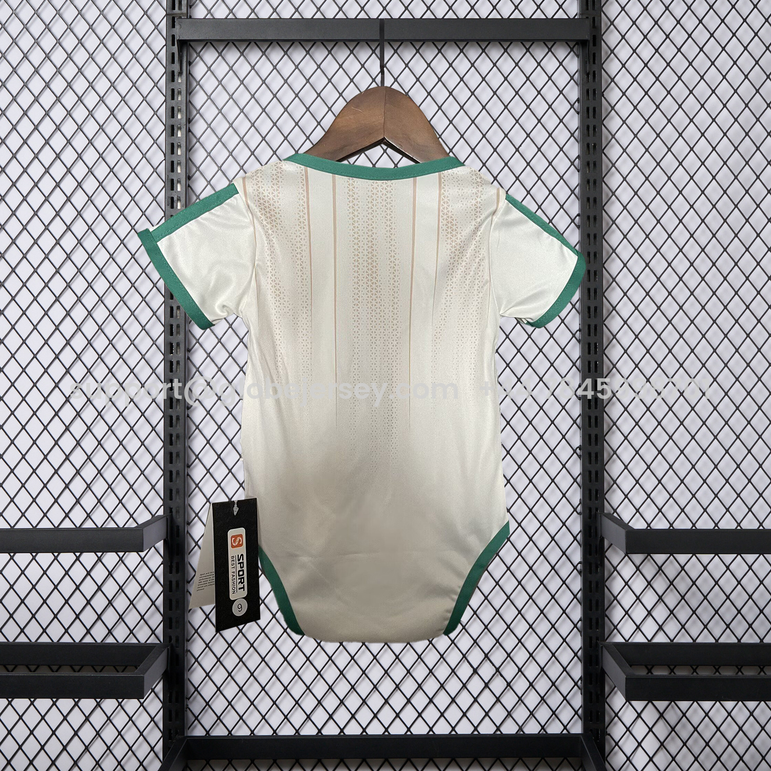 GlobeJersey-Algeria 2026 Home Baby Crawling Suit