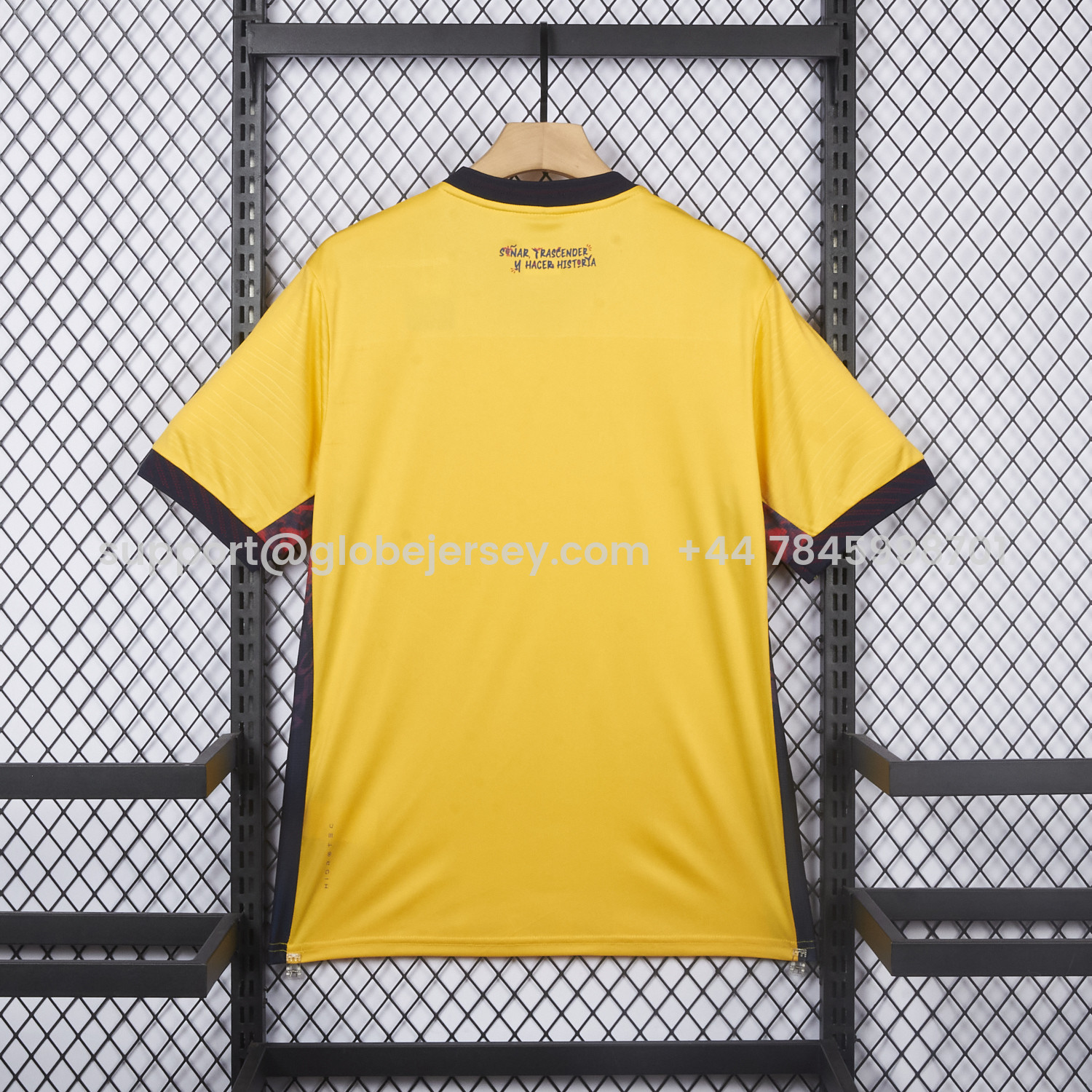 GlobeJersey-Ecuador 2026 Home Yellow Jersey - Fans Version