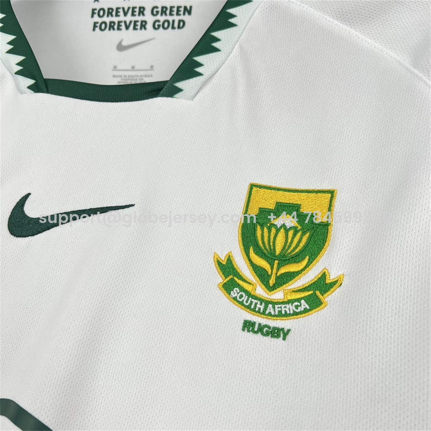 GlobeJersey-South Africa 2026 White Special Jersey - Fans Version
