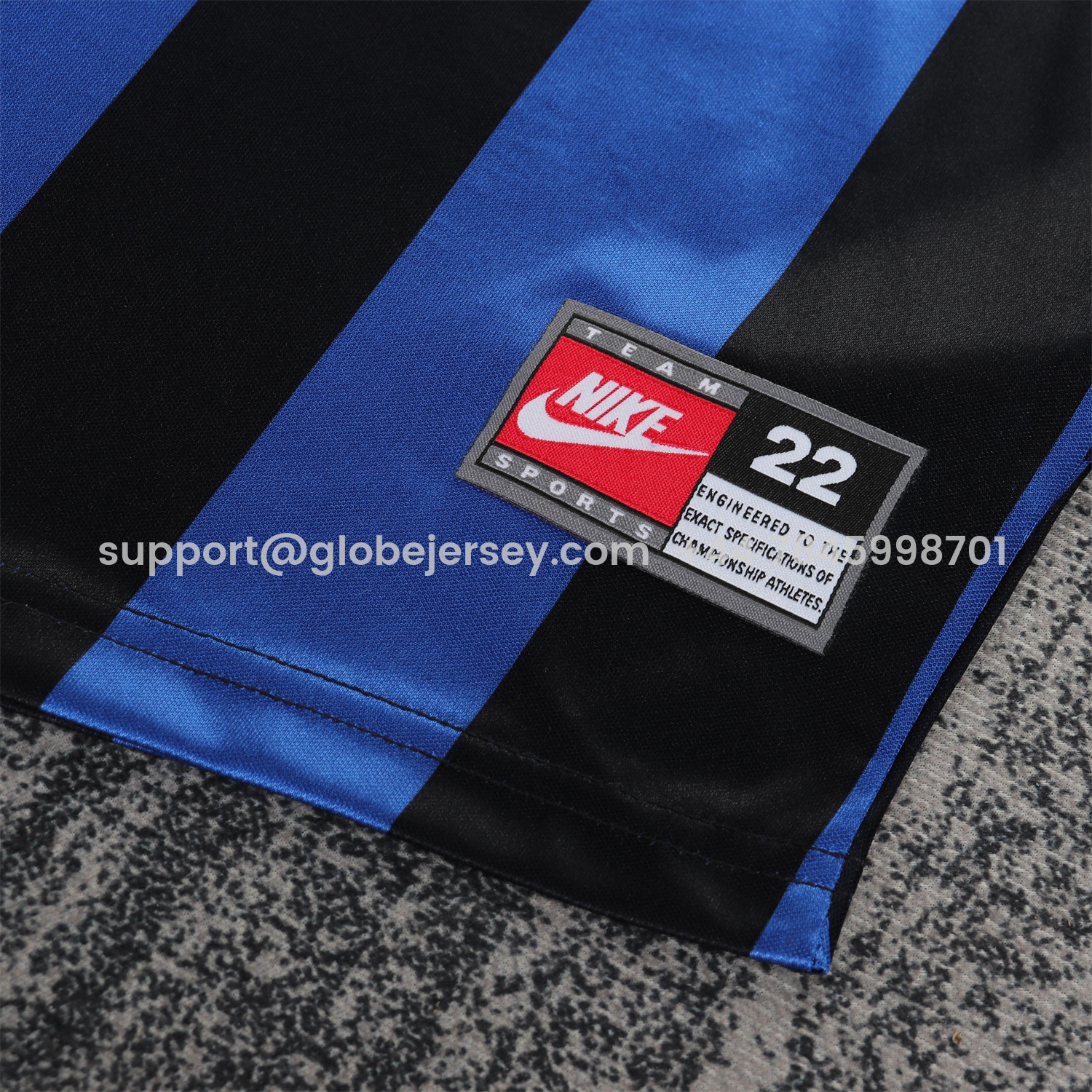 GlobeJersey-Retro Inter Milan 1999-00 Home Kids Kit