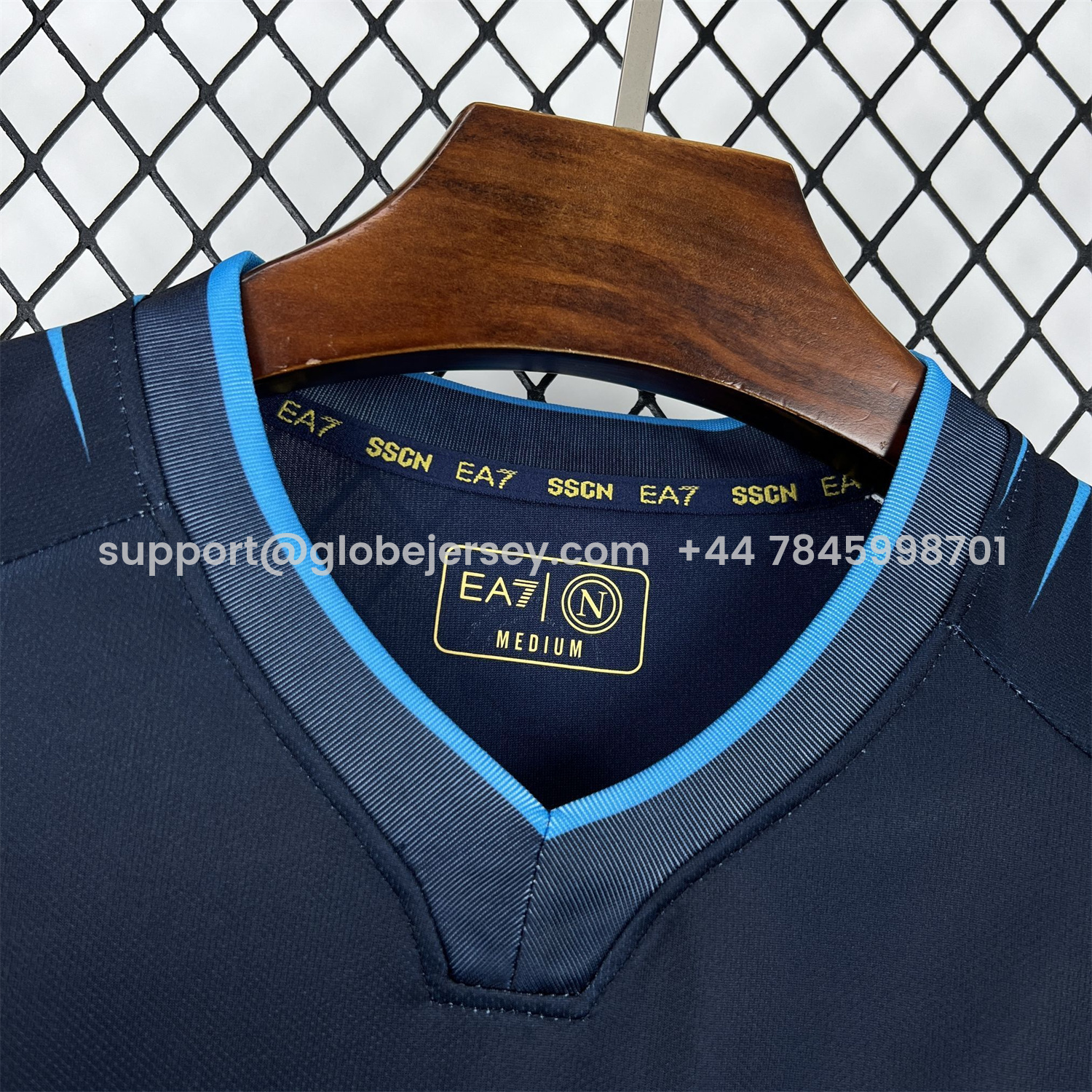 GlobeJersey-Napoli 25-26 CocaCola Dark Blue Special Jersey - Fans Version