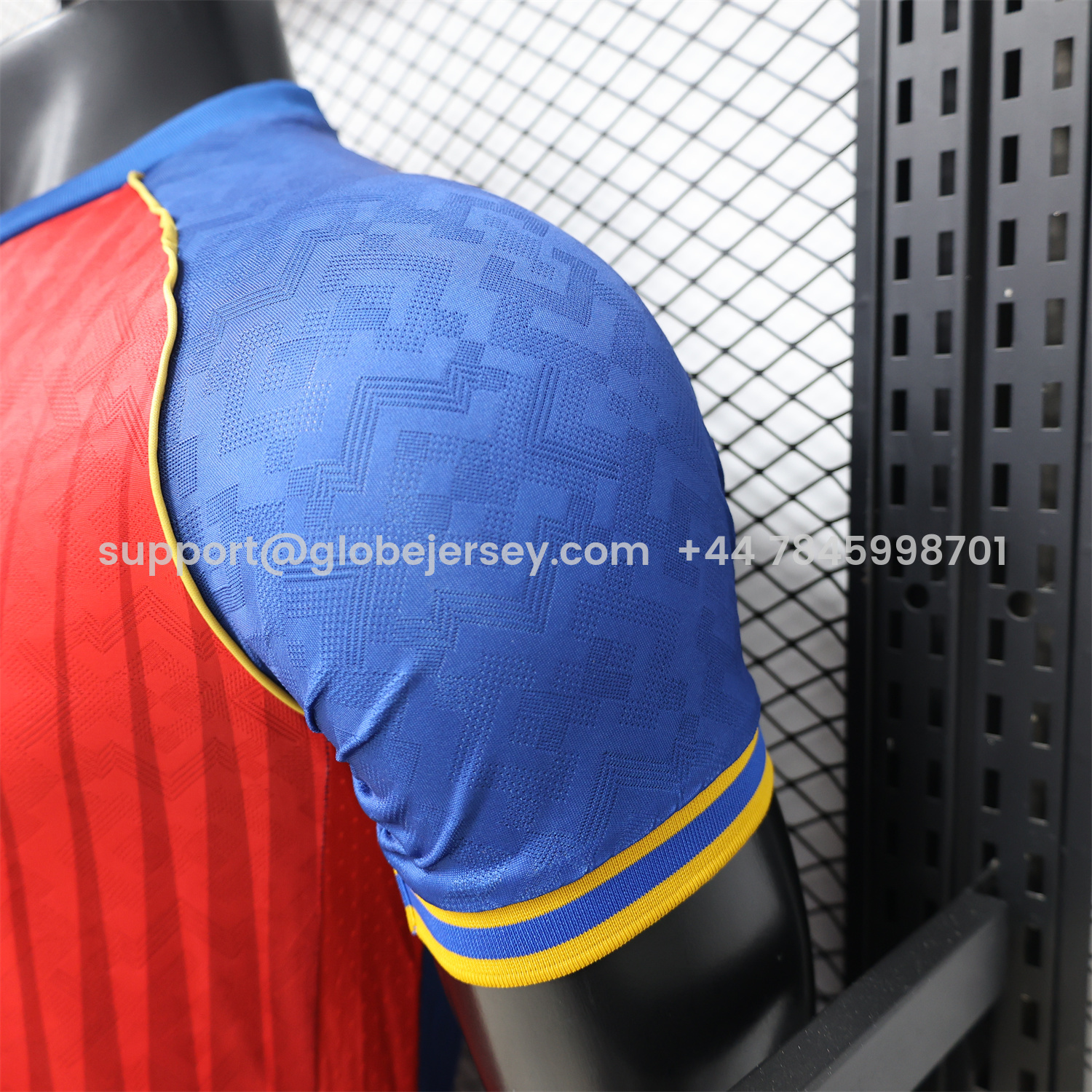 GlobeJersey-Barcelona 26-27 Red Blue Retro Style Casual Jersey - Player Version