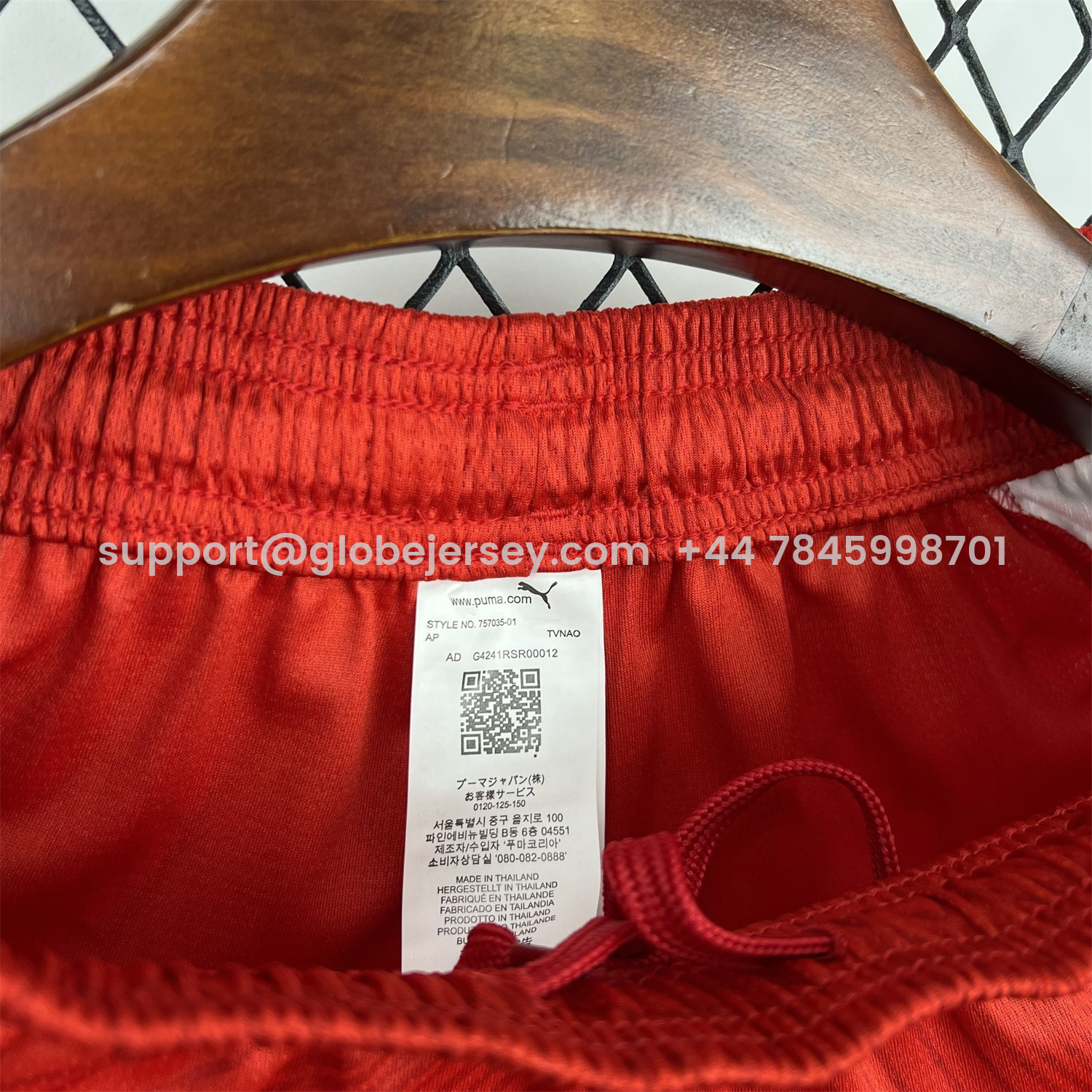 GlobeJersey-Switzerland 2026 Home Red Shorts - Fans Version