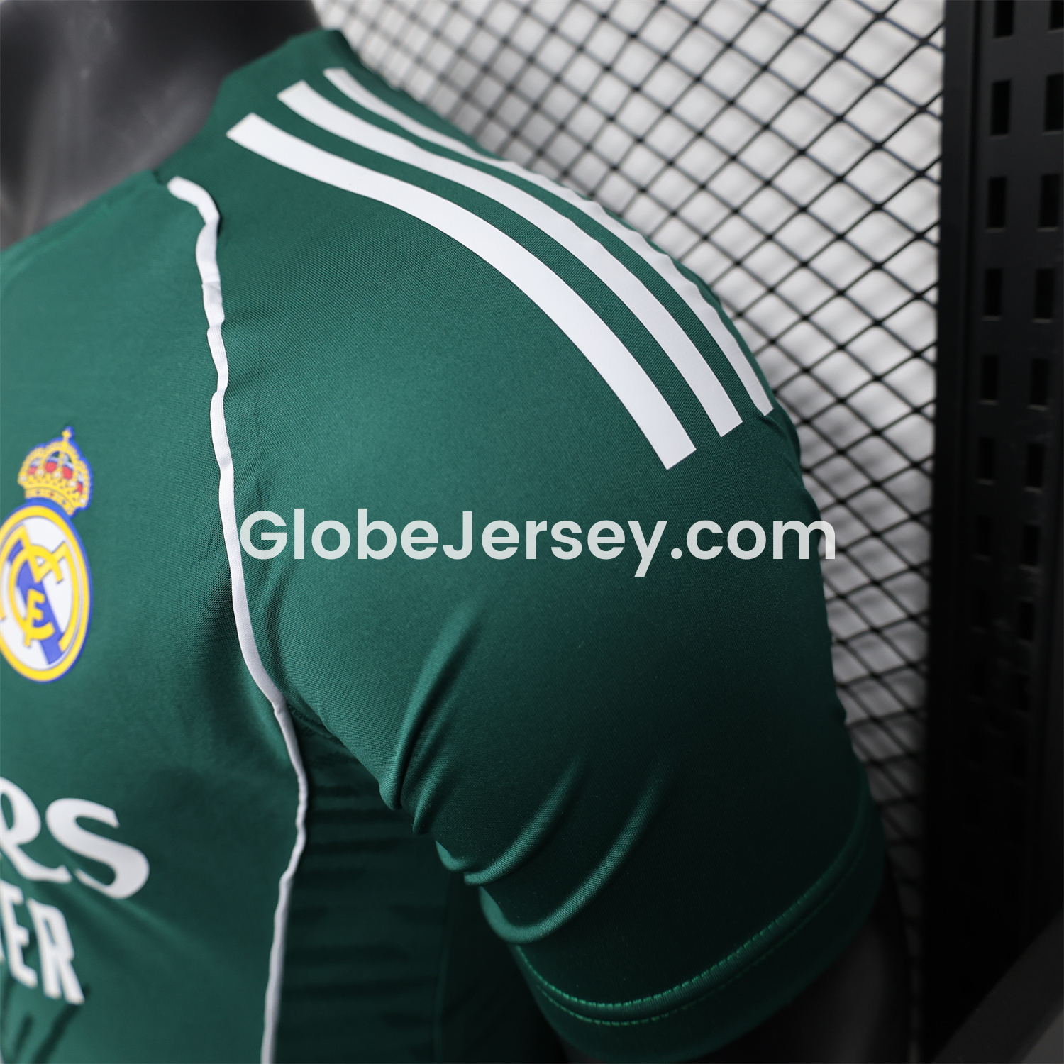 GlobeJersey-Real Madrid 25-26 Green Teamgeist Collar Special Edition Jersey - Player Version