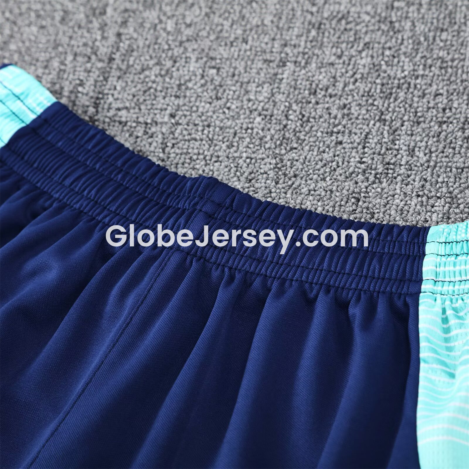 GlobeJersey-Flamengo 25-26 Vest Training Set - Royal Blue With Royal Blue