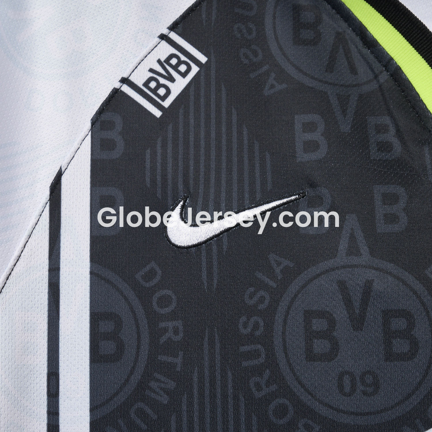 GlobeJersey-Retro Dortmund 1996-97 European Away Jersey