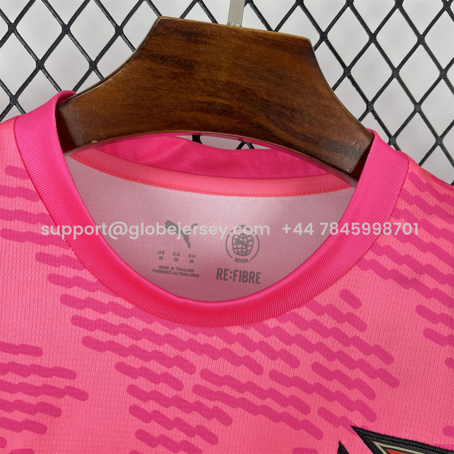 GlobeJersey-Portugal 2026 Pink Special Jersey - Fans Version