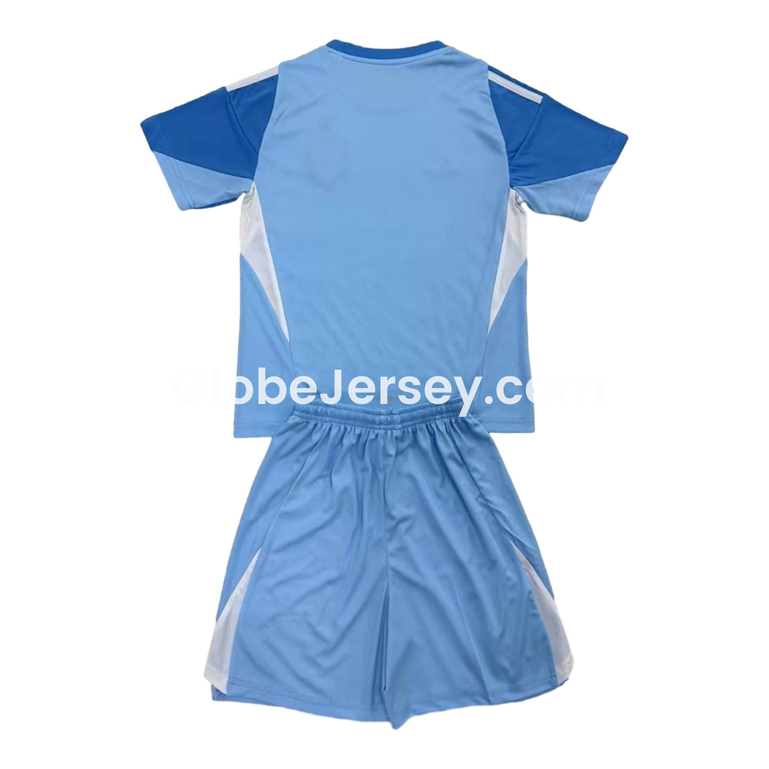 GlobeJersey-LA Galaxy 25-26 Blue Goalkeeper Kids Kit