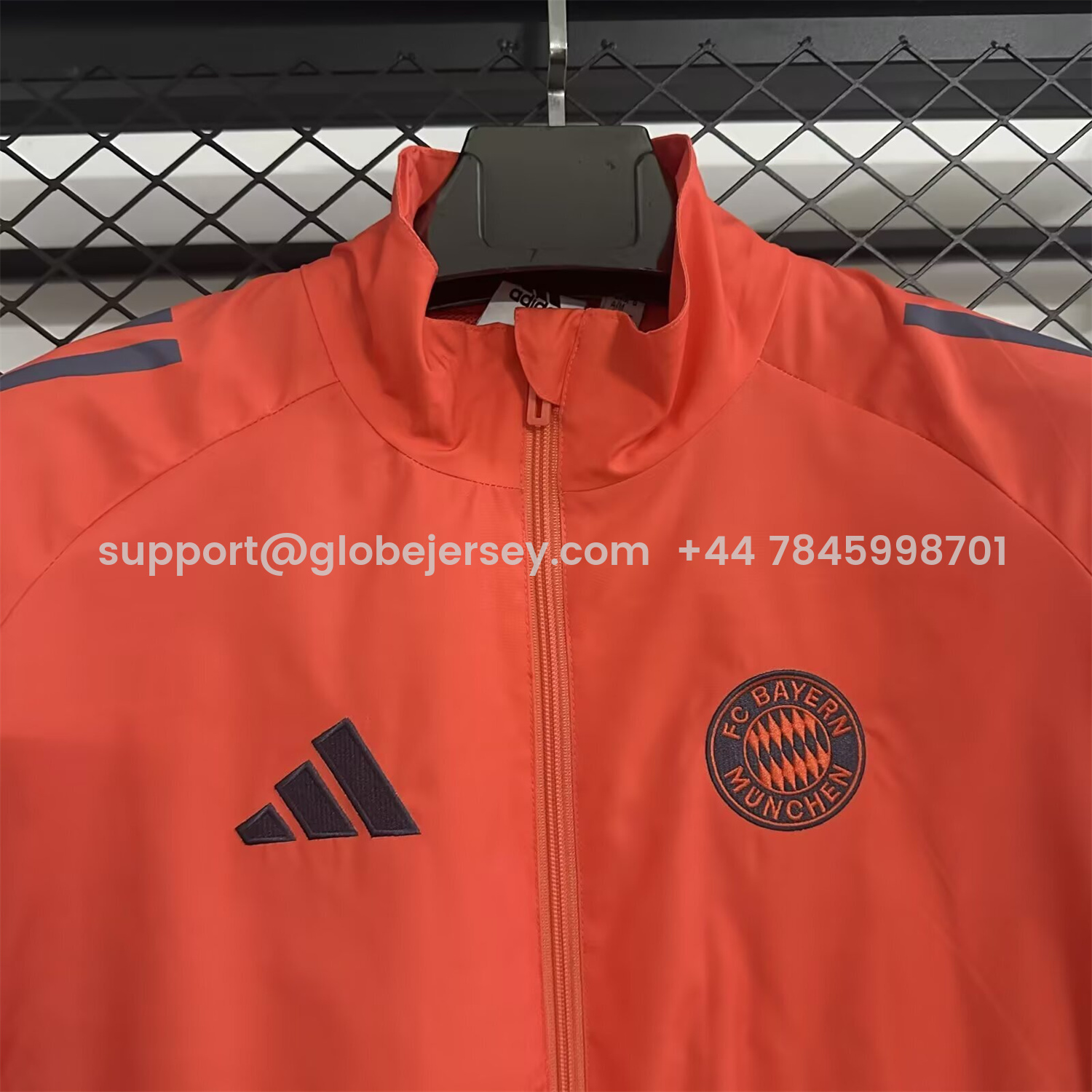 GlobeJersey-Bayern Munich 25-26 Training Windbreaker Jacket - Orange