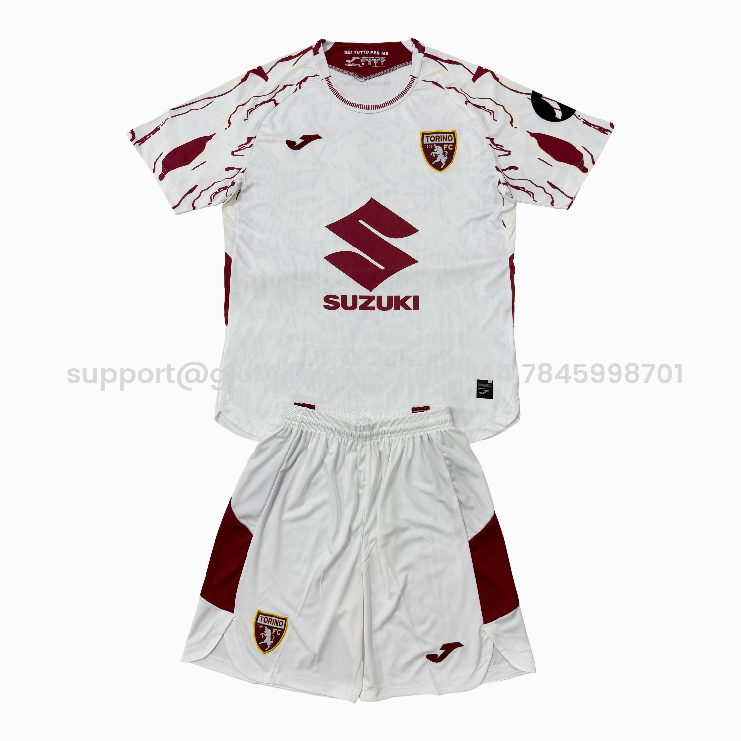 GlobeJersey-Torino 25-26 Away Men's Adult Jersey Set - Fans Version