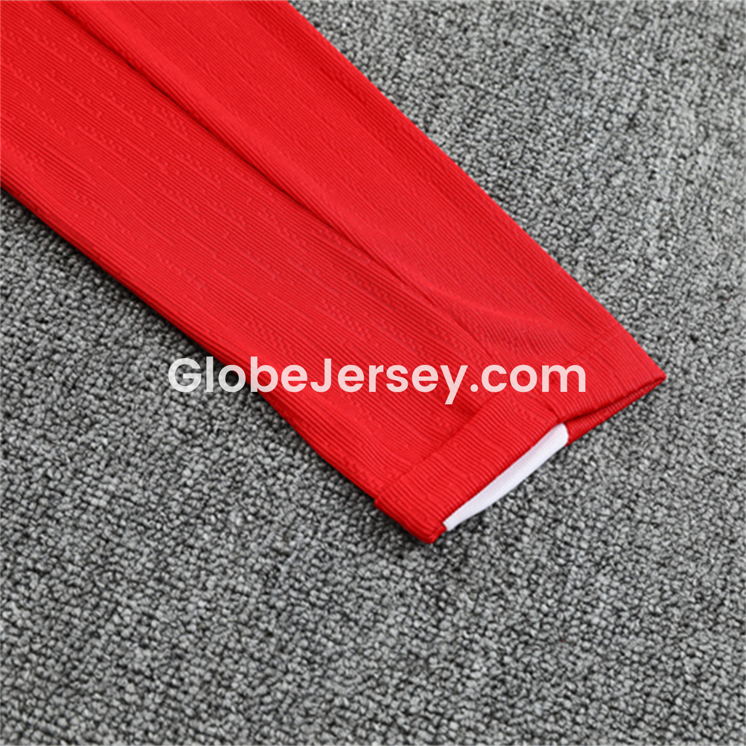 GlobeJersey-Paris Saint-Germain PSG 25-26 Kid Long Sleeves Training Set - Red Top & Royal Blue Pants