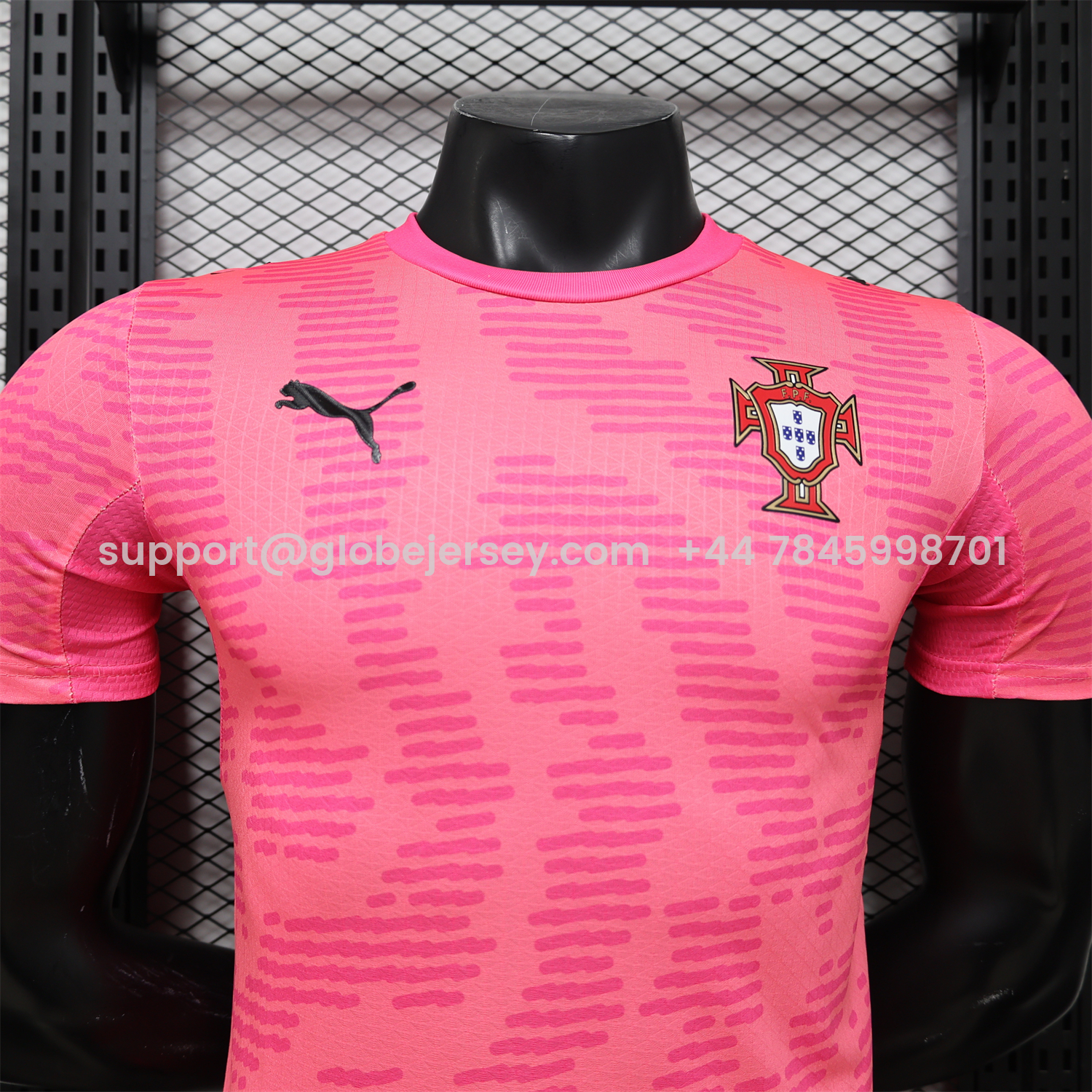 GlobeJersey-Portugal 2026 Pink Special Jersey - Player Version