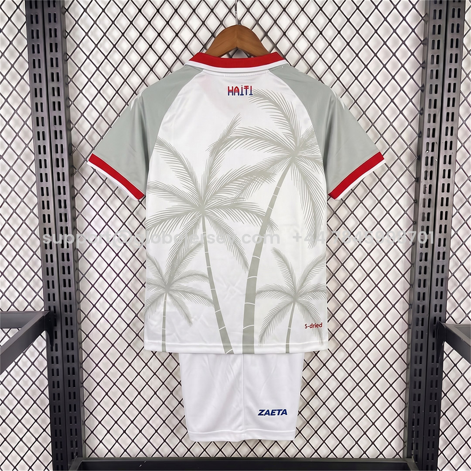 GlobeJersey-Haiti 2026 Away Kids Kit