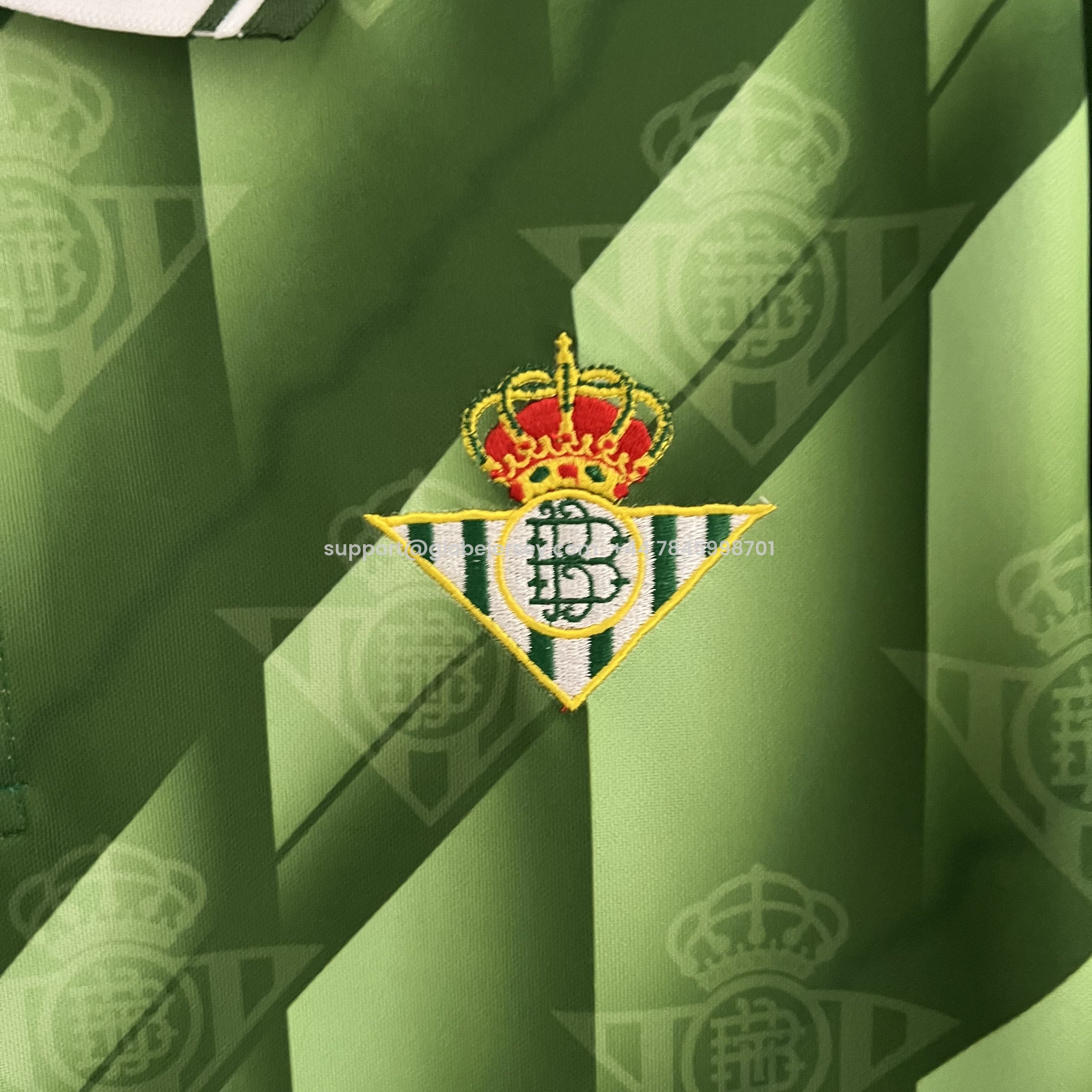GlobeJersey-Retro Real Betis 1991-92 Away Stadium Jersey