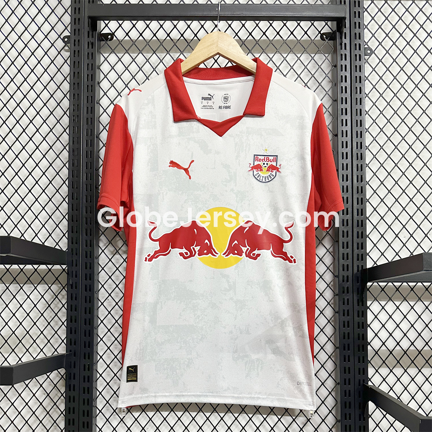 GlobeJersey-Red Bull Salzburg 25-26 Home Jersey - Fans Version