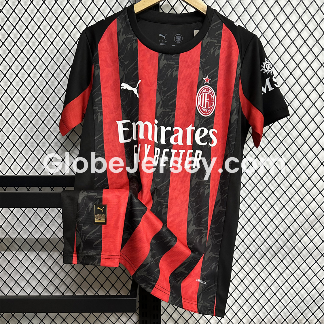 GlobeJersey-AC Milan 25-26 Home Jersey - Fans Version