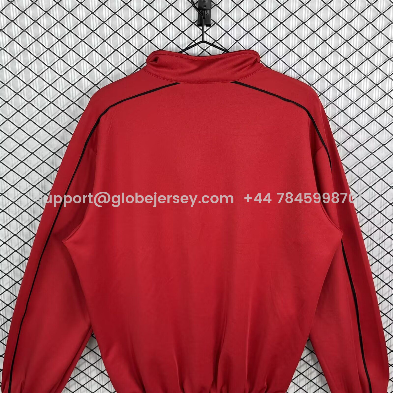 GlobeJersey-Frankfurt 25-26 Training Windbreaker Jacket - Red