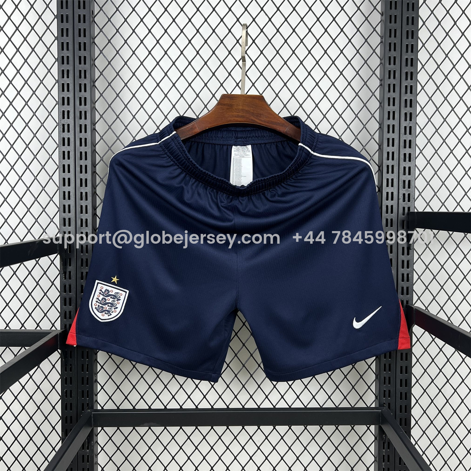 GlobeJersey-England 2026 Home Shorts - Fans Version