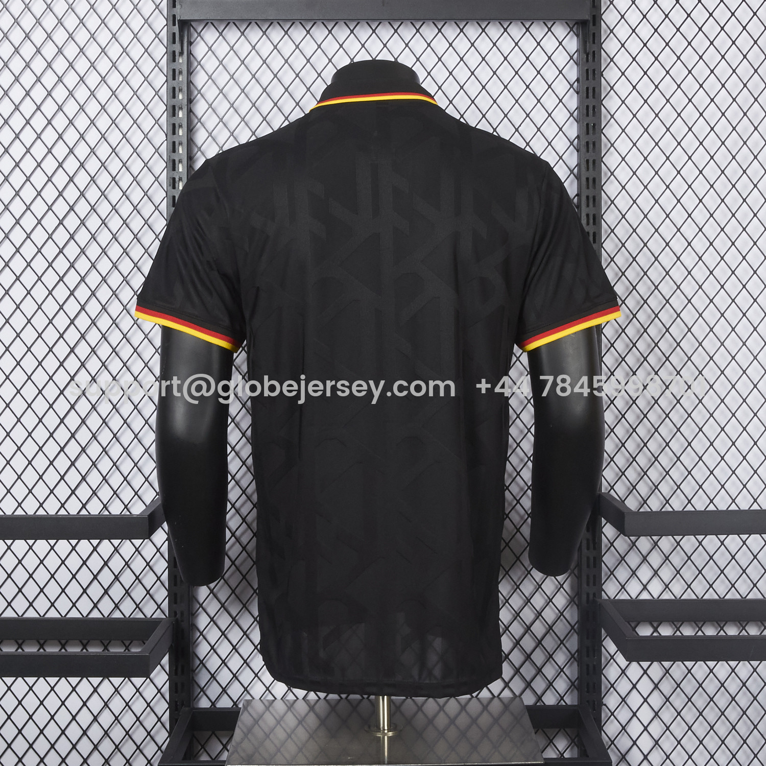 GlobeJersey-Germany 2026 Black Special Edition Polo Jersey - Player Version