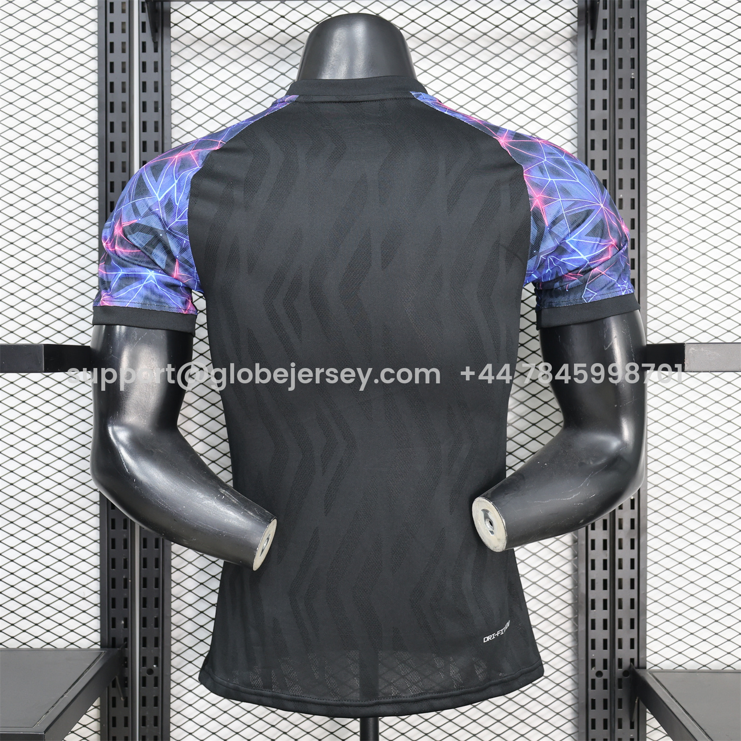 GlobeJersey-Barcelona 25-26 Black With Pink Special White Jersey - Player Version