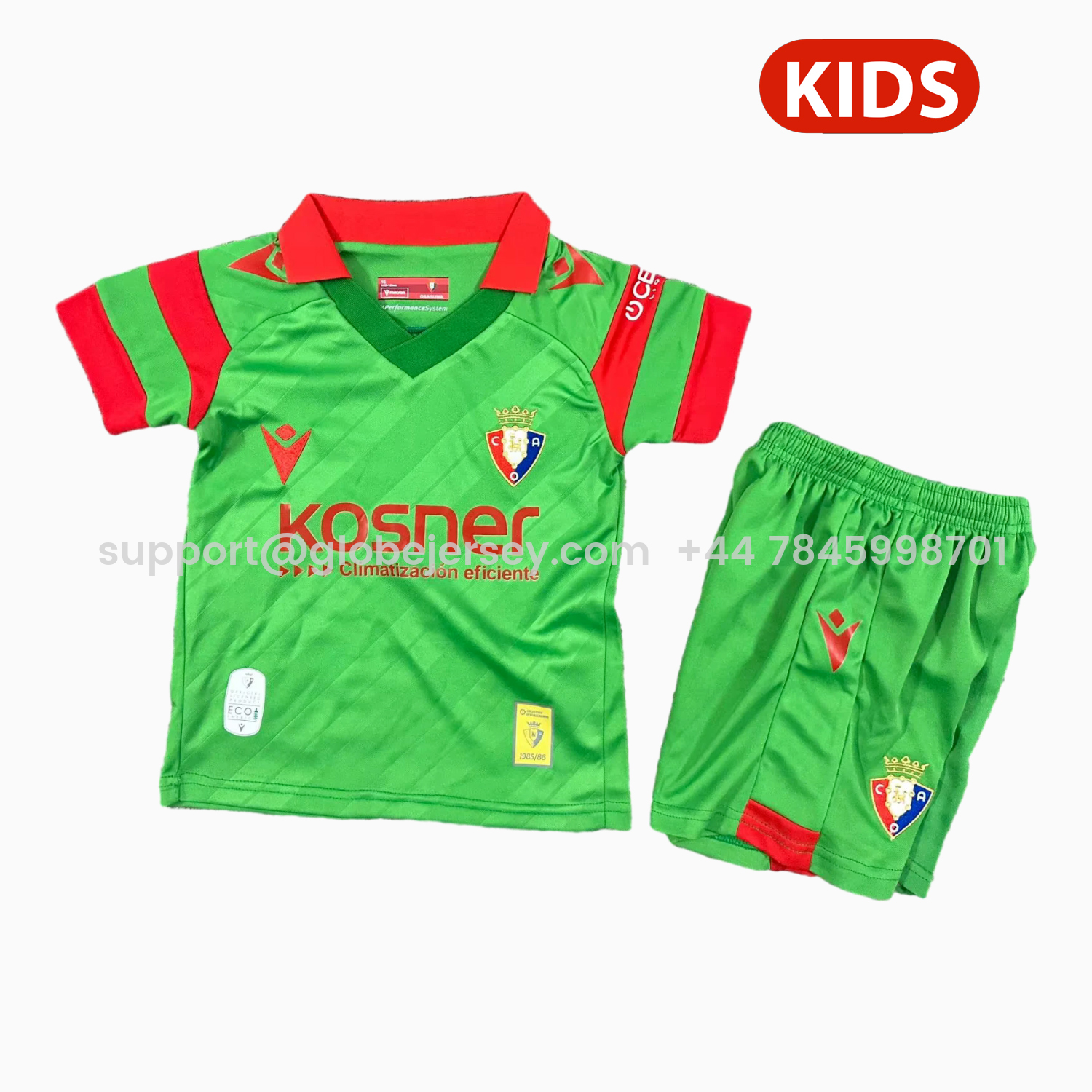GlobeJersey-Osasuna 25-26 Away Kids Kit