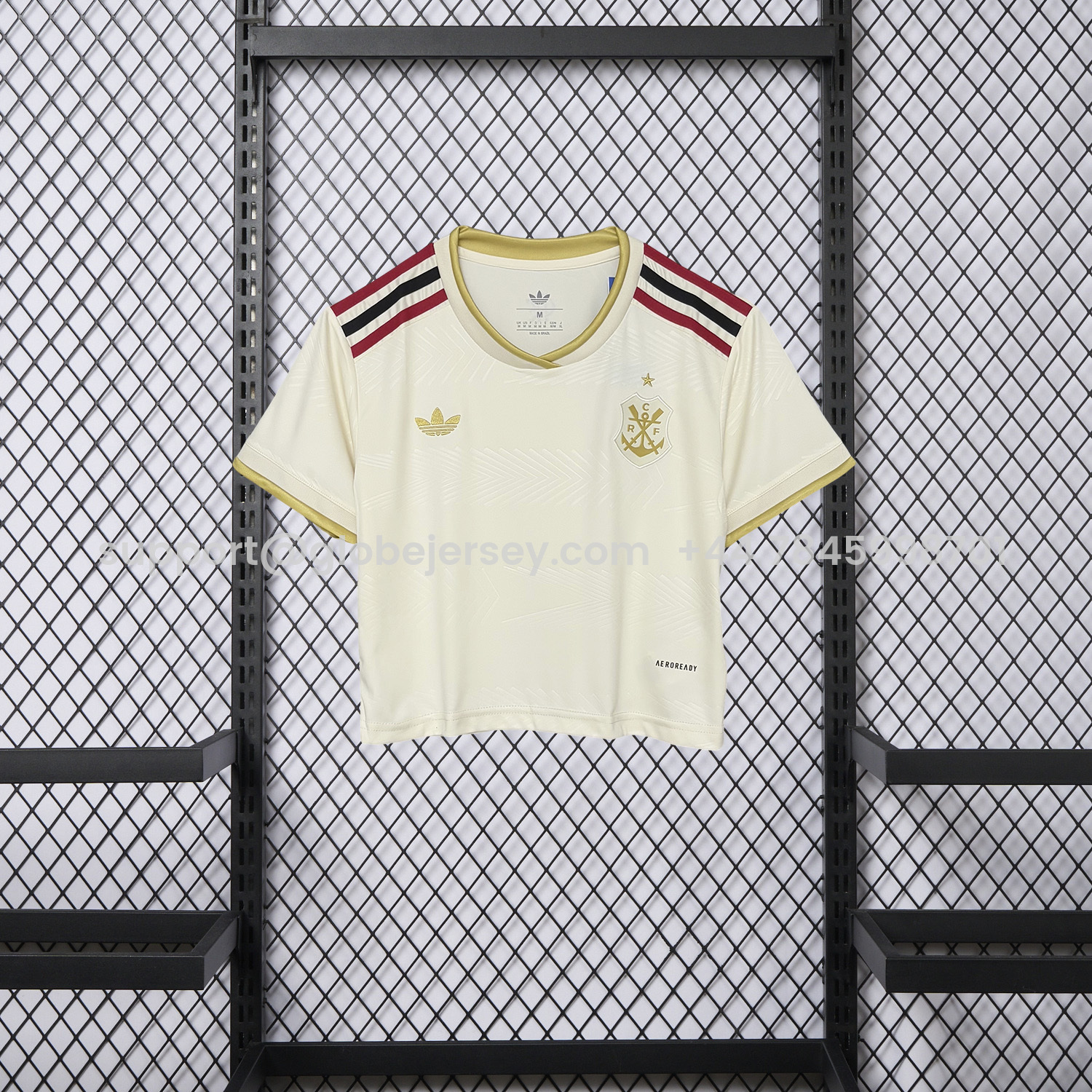 GlobeJersey-Women's Flamengo 25-26 Third Unsponsored Cropped Jersey