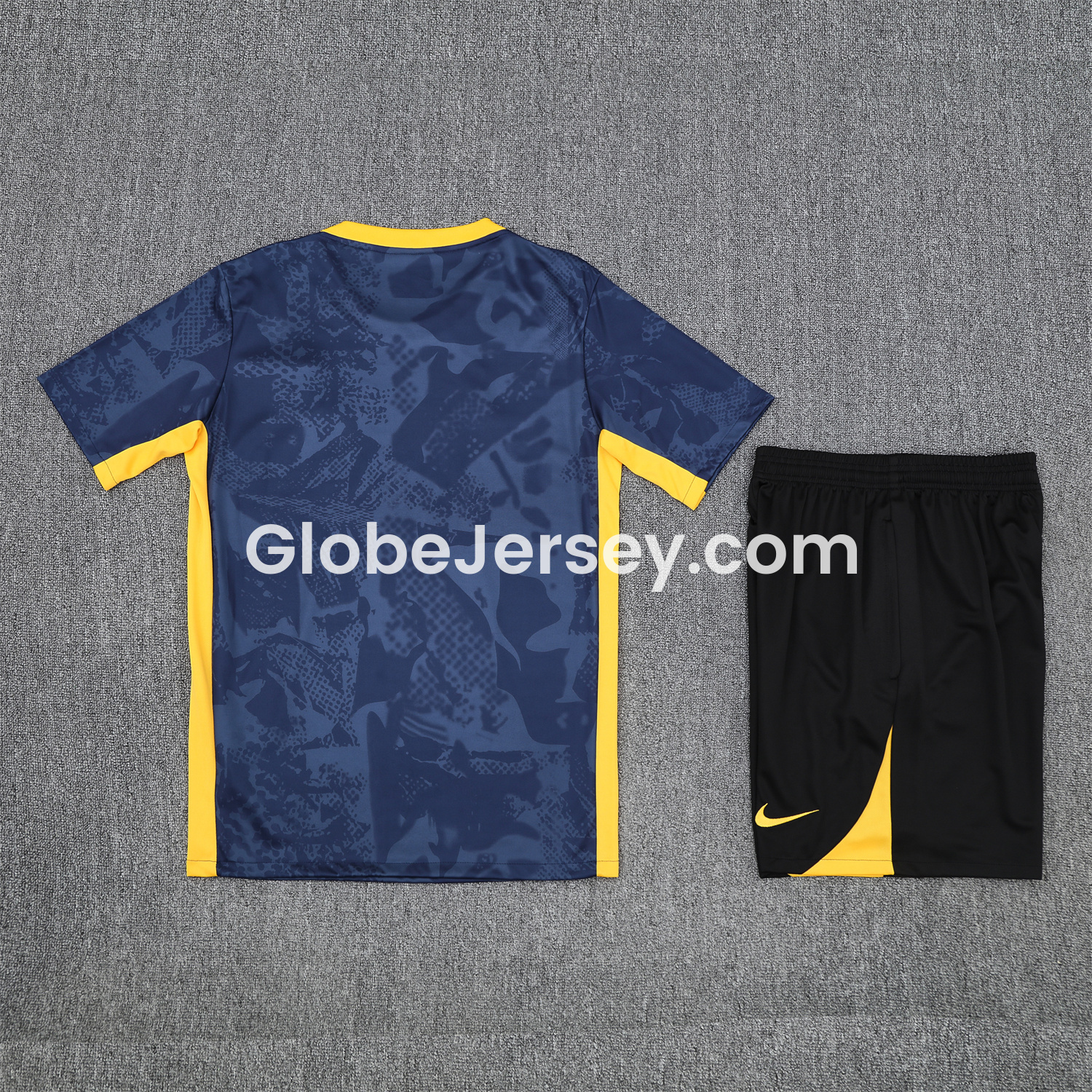 GlobeJersey-Inter Milan 25-26 Short-Sleeve Training Set - Deep Blue Camouflage
