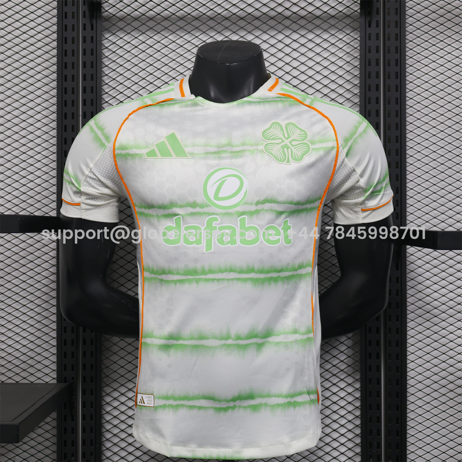 GlobeJersey-Celtic 25-26 Third White Jersey - Player Version