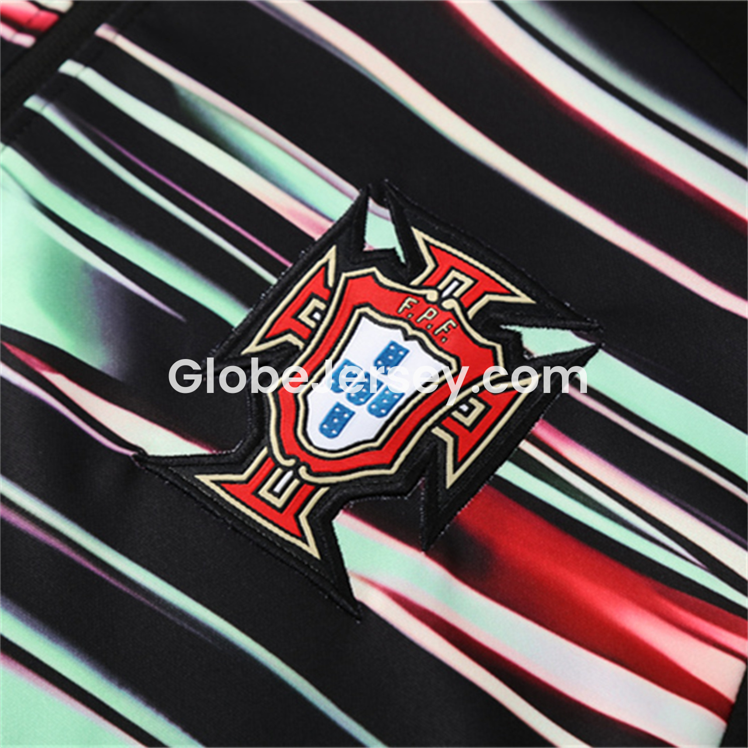 GlobeJersey-Portugal 25-26 Kids Long Sleeve Training Set - Camouflage