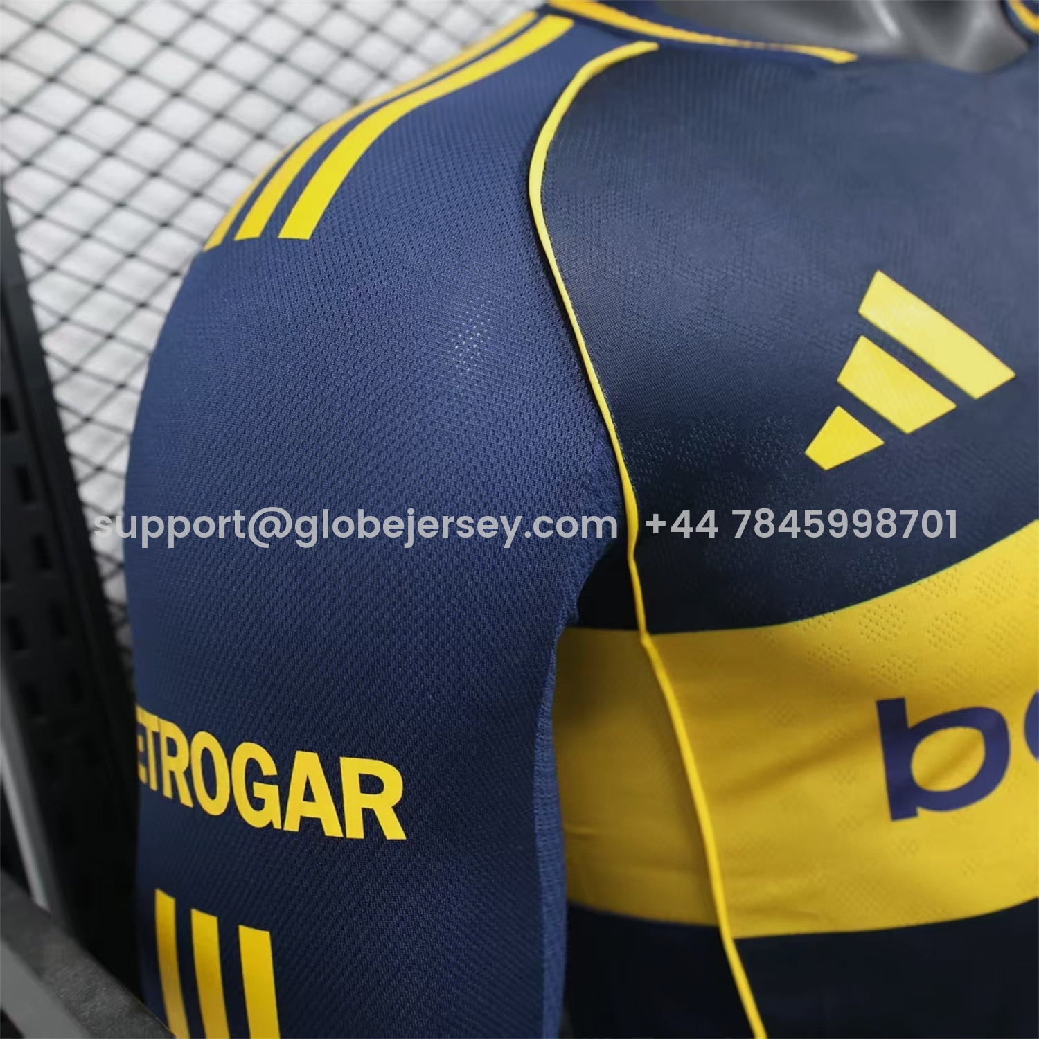 GlobeJersey-Boca Juniors 25-26 Home Long Sleeves Jersey - Player Version
