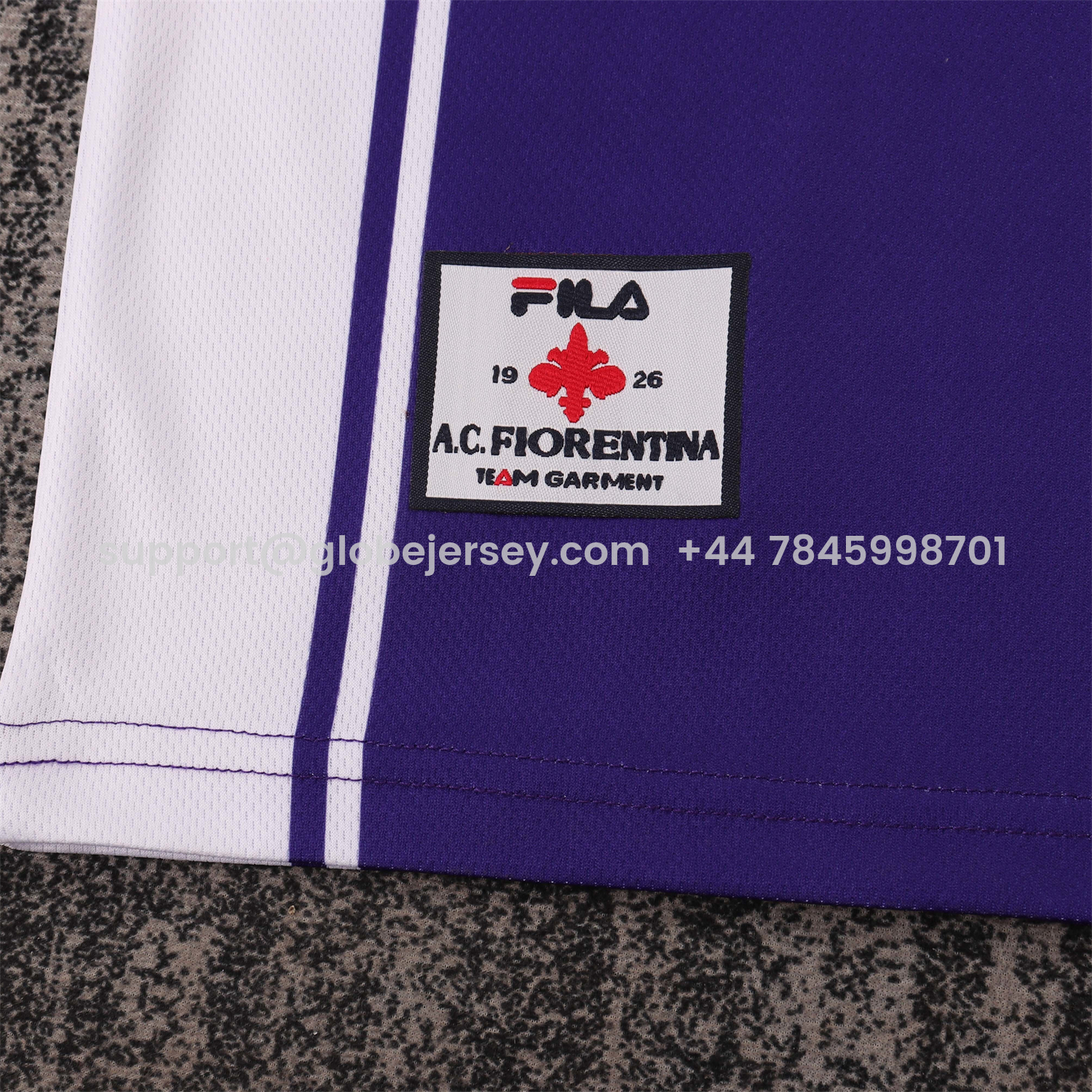 GlobeJersey-Retro Fiorentina 1999-00 Home Kids Kit