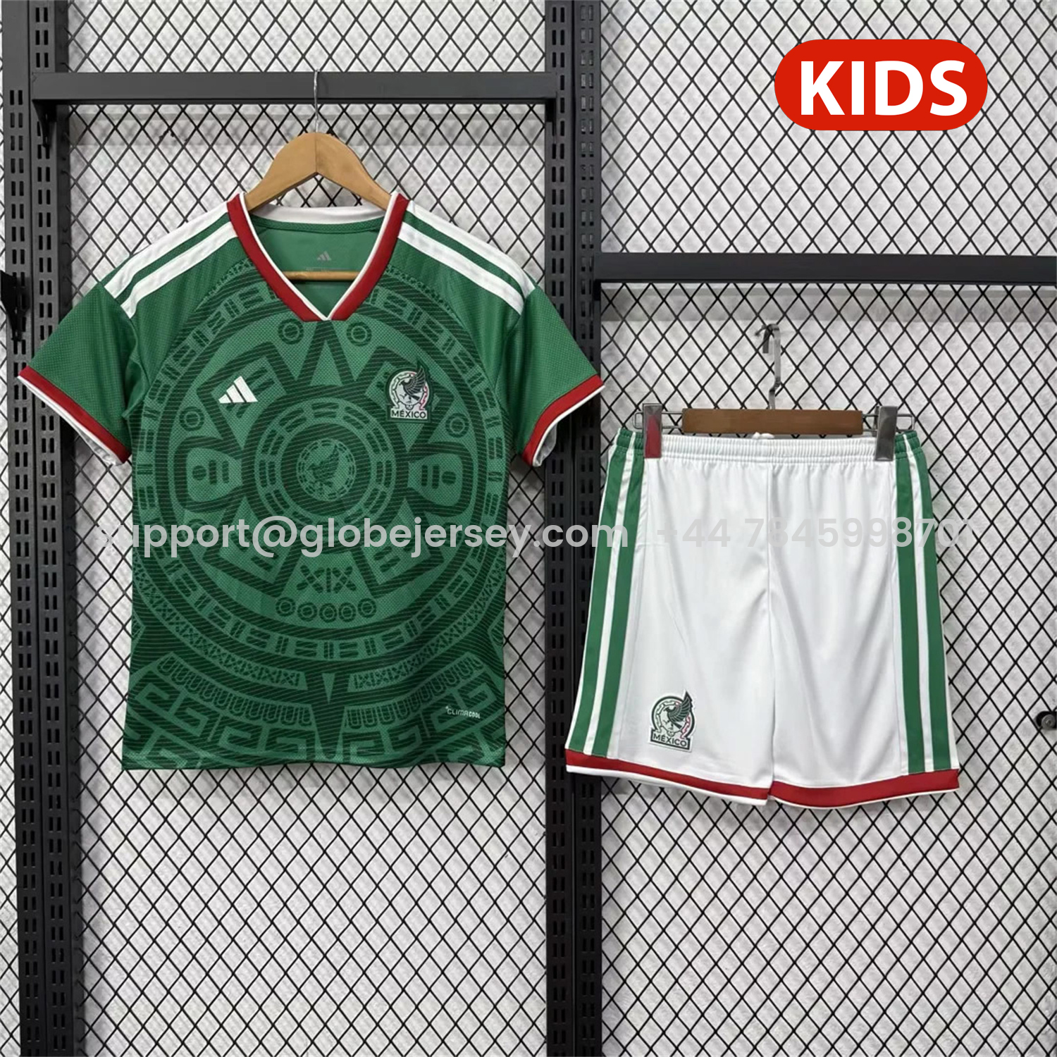 GlobeJersey-Mexico 2026 Home Kids Kit