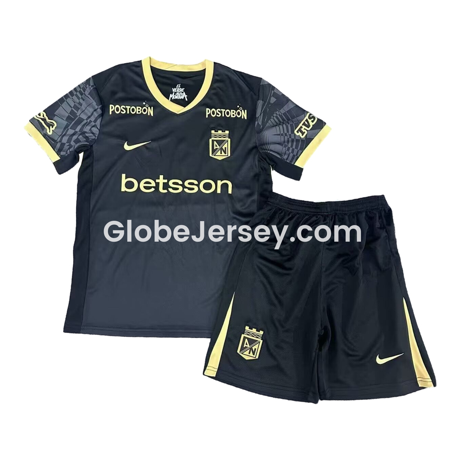 GlobeJersey-Atlético Nacional 25-26 Away Kids Kit