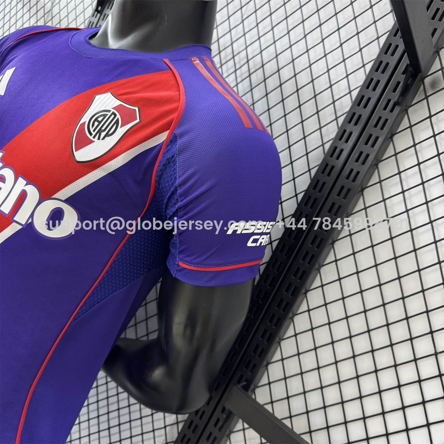 GlobeJersey-River Plate 25-26 Purple Third Jersey - Player Version