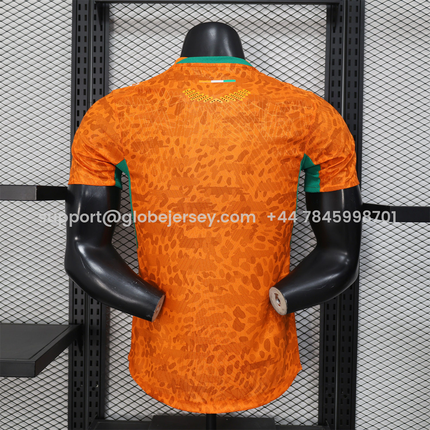 GlobeJersey-Ivory Coast 2026 Home Orange Jersey - Player Version