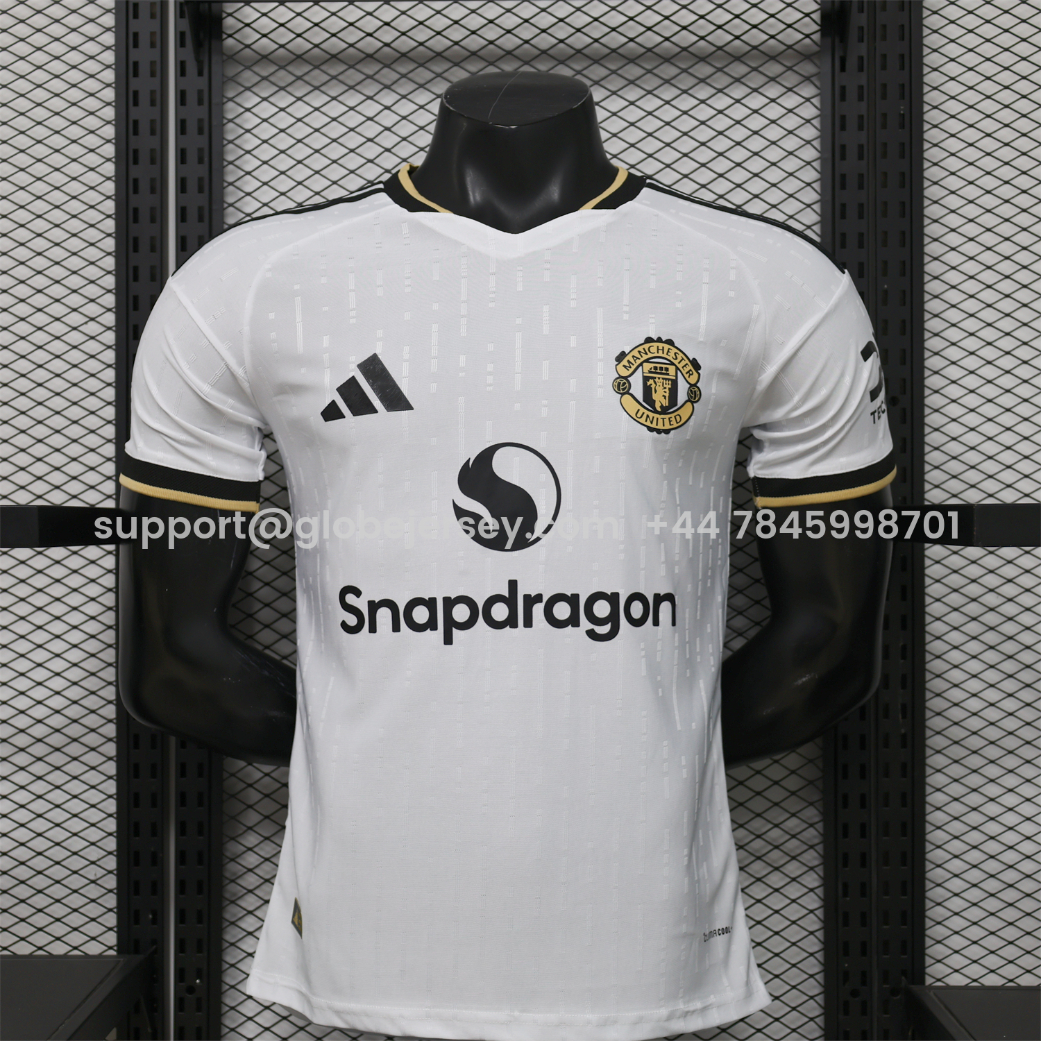 GlobeJersey-Manchester United 26-27 Snapdragon White Special Jersey - Player Version